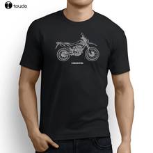 2019 Man'S Designer Brand New Short-Sleeve Cotton Japanese Motorcycle Fans Crf250L 2016 Inspired Motorcycle Printed T Shirts 2024 - buy cheap