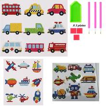 5D Automotive Engineering Vehicle Diamond Painting Kits Children's Painting Number Arts DIY Mosaic Diamond Stickers Craft 2024 - buy cheap