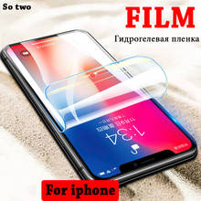 3Pcs Screen Protector Hydrogel Film For iphone X XR XS Max 11 pro max Soft Protective Film For iphone 7 6 6s 8 Plus 11 Not Glass 2024 - buy cheap