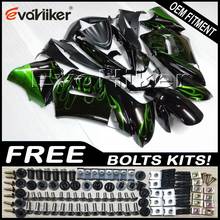 motorcycle Fairing  for 650R ER6f 2006 2007 2008 Green black  ER-6f 06 07 08  ABS plastic motor Fairings kit 2024 - buy cheap