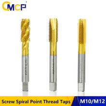 CMCP HSS 6542 Screw Spiral Point Thread Taps M10/M12 TiN Coated Machine Screw Tap Thread Forming Tap 2024 - buy cheap