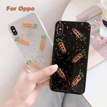 New Fashion Cute Glitter Bling Paper Clip Carrot Case For Oppo Reno Z K3 A9 F11 K1 A7X F9 A77 A83 A1 Soft Silicone Case Cover 2024 - buy cheap