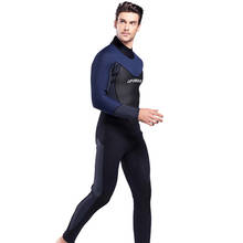 Гидрокостюм 3 мм, мужской неопреновый гидрокостюм для подводного плавания, цельный костюм для серфинга, спортивный гидрокостюм для болотных занятий на открытом воздухе 2024 - купить недорого