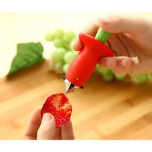 1pc Plastic Strawberry Hullers Fruit Pedicle Removal Device Tomato Stalks Strawberry Knife Stem Remover Kitchen Gadgets 2024 - buy cheap