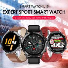L16 Smart Watch Heart Rate Fitness Tracker Watches Men Women Blood Pressure Monitor Waterproof Sport Smartwatch Bluetooth 5.0 2024 - купить недорого