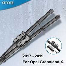 Yitote-limpador de para-brisa para opel vauxhall grandland x, braços dos botões de pressão, 2017, 2018, 2019 2024 - compre barato