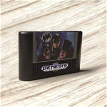 Batmans return-kit flashkit md electroless gold, cartão pcb para sega genesis megadrive, console de jogos de vídeo 2024 - compre barato