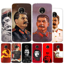 Russian Stalin Ussr Cover Phone Case For Motorola Moto G8 G7 G6 G5 G9 E6 E5 Plus Play Power + One Action Fusion Macro EU Coque 2024 - buy cheap