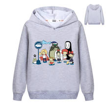 New Cute Totoro Sweatshirt Kids Boys Cartoon 3D Harajuku Casual Tops Girls Pullover Hoodies Student Clothes 2024 - buy cheap