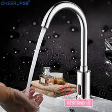 Kitchen Sink Smart Touchless Faucets Single Cold Motion Infrated Sensor Crane Deck Mount 360 Degree Rotation Auomatic Basin Taps 2024 - buy cheap