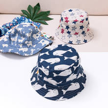Baby Boy Girl Hat Cap for Children Kids Toddlers Panama Bucket Fishing Floppy Sun Hat Boys Girls Cartoon Fashion 6M-12 Years 2024 - buy cheap