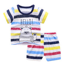 Kids Clothes Summer Infant Boy Girl Suit 2022 New Baby Cotton Sets Cute Short Toddler Dress Suit for 1-4 Years Child 2024 - buy cheap