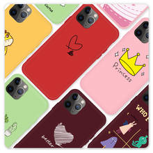 Цветной чехол с любовным сердцем для iPhone 11 Pro Max 11 Xs X Xr Xs Max 8 7 6 6S Plus 5 Φ SE, мягкий чехол из ТПУ для iPhone 11 Pro 8 7 6 6S 2024 - купить недорого