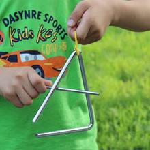 Instrumento Musical de percusión de acero triangular para niños, juguete educativo para niños 2024 - compra barato