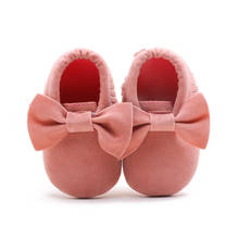 Обувь для маленьких девочек; Милая однотонная Обувь с милым бантом для новорожденных детей; Обувь для новорожденных; 2020 2024 - купить недорого