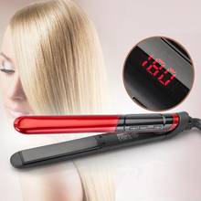 Professional Tourmaline Ceramic Hair Straightener LCD Display Flat Iron Straightening Irons Styling Tools 2024 - buy cheap