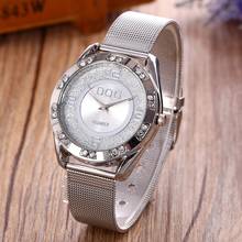 Zegarki damski relógio de pulso feminino, relógio casual prateado de cristal de urso de marca luxuosa para mulheres de aço inoxidável quartzo 2024 - compre barato