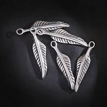 Tibetan Silver Color Leaf Beads Handmade Alloy Pendant Spacer Beads For Jewelry Making Loose Beads Jewelry Fashion Accessories 2024 - buy cheap