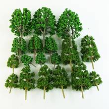 Pack of 18pcs Model Trees Layout Train for Railway Diorama Landscape Scenery 2024 - buy cheap