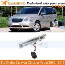 Kamshing Outer Rearview Side Mirror Turn Signal Lamp light For Dodge Caravan Chrysler Town 2010 - 2016  Blinker Lamp Light lamp 2024 - buy cheap