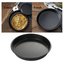 9 Inch Pizza Baking Dish Round Non-Stick Dish Pizza Pan Non-stick Pie Tray Cake Baking Mould Kitchen Tool High Carbon Steel 2024 - buy cheap