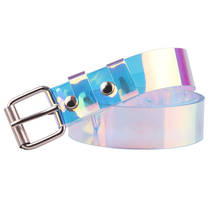 Cinturón transparente de moda para mujer, hebilla de plástico de calidad, simple, de diseñador 2024 - compra barato