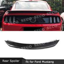 Carbon Fiber Rear Spoiler for Ford Mustang GT V8 V6 Coupe GT350 Style Spoiler 2015 2016 2017 ABS Rear Trunk Wings Car Styling 2024 - buy cheap