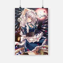 Izayoi-póster de sakuya Touhou, lienzo de pintura, arte de pared, decoración para sala de estar, dormitorio, estudio, decoración del hogar, impresiones 2024 - compra barato