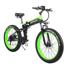 26 дюймов 48 в 500 Вт складной горный велосипед, 4,0 жира шины электрический велосипед, запираемая передняя вилка, руль регулируемый, Педаль Помощь велосипед 2024 - купить недорого
