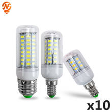 10pcs/lot E27 LED Corn Light E14 Candle Bulb LED 24 36 48 56 69 72leds LED Lamp 220V 5730 SMD Chandelier Bombillas Home Lighting 2023 - buy cheap