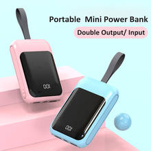 Para xiaomi power bank portátil 10000mah bateria externa powerbank dupla saída usb com led digital poverbank para telefone inteligente 2024 - compre barato