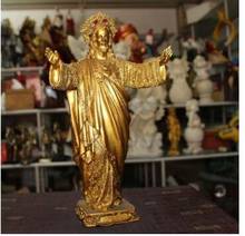 Artes e artesanatos religiosos de ouro rico, coração sagrado de jesus e religioso, artesanato orando para objetos decorativos cristãos 2024 - compre barato