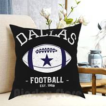 Vintage Dallas Football Sports Team Gift Pillow Case Printed Home Soft DIY Pillow cover Dallas Football Cowboys 2024 - buy cheap