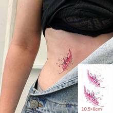 Waterproof Temporary Tattoo Sticker Feather Flower Butterfly Eagle Cool Body Art Flash Tatoo Fake Tatto For Women Men 2024 - buy cheap