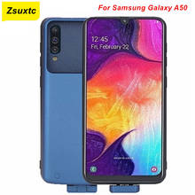 Funda de batería A50 de 5000 Mah para Samsung Galaxy A50, cargador de batería, funda de teléfono inteligente, batería externa para Samsung A50 2024 - compra barato