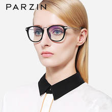 PARZIN-Montura de gafas TR 90 para mujer, anteojos femeninos a la moda, montura Vintage para miopía, lentes ópticas, 5025 2024 - compra barato