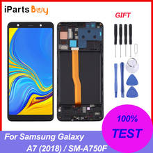 iPartsBuy TFT Material LCD Screen and Digitizer Full Assembly for Samsung Galaxy A7 (2018) / SM-A750F 2024 - buy cheap