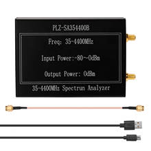 Analizador de espectro Simple de PLZ-SA354400B, generador de señal de frecuencia de ancho de banda de amplitud de 35-4400mhz con paso de Generador de seguimiento 2024 - compra barato