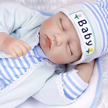 Boneca bebê reborn, 22 polegadas, 55cm, boneco que dorme, adorável, presente de aniversário, brinquedo de criança, realista 2024 - compre barato
