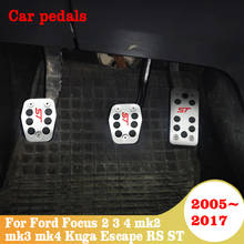 Cubierta de Pedal de acelerador antideslizante, accesorios de coche para Ford Focus 2, 3, 4, Mk2, Mk3, Mk4, Kuga Escape, RS ST, 2005-2017 2024 - compra barato