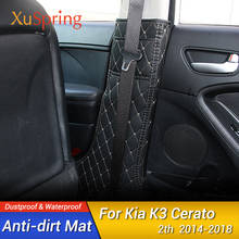 Car B Pillar Protective Mat Covers Stickers Pad Anti-kick Case for Kia K3 Cerato Classic Vivaro Koup Forte5 2014-2018 2th 2024 - buy cheap