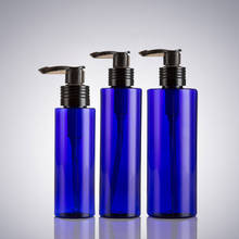 100ml/200ml/250ml empty blue emulsion pump bottle Shampoo,bath lotion packing bottle cosmetic container 30pcs 2024 - buy cheap