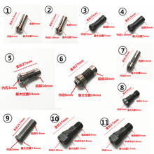 Peças pneumáticas de moagem traseira, acessórios para peças de 2.35mm 6mm 3mm, mandril de 1/4 "3/8", pinça para moedor de ar, mini moedor 2024 - compre barato