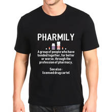 new fashion printed Tshirt pharmily pharmacist technician pharm tech gifts  Top mens Loose customization Tees 2024 - buy cheap