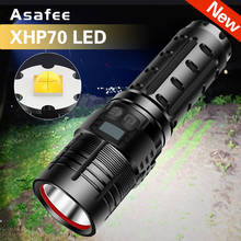 XHP70 LED Flashlight Lamp Zoom Torch Hunting Led Flashlight XHP90 USB charge Light Camping Hunting Lamp Flash Light Torch Lamp 2024 - buy cheap