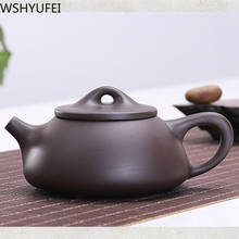 WSHYUFEI Yixing Zisha Teapot Purple stone scoop pot Chinese handmade teapot tea set Original ore kettle Household tea set 170ml 2024 - купить недорого