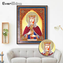 EverShine Special Shape Diamond Painting Religion Diamond Embroidery Virgin Mary 5D Partial Round Diamond Painting Cross Stitch 2024 - buy cheap