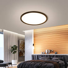 Ultra-thin Modern led ceiling lights for living room bedroom study room corridor ceiling lamp white or black painted 110V 220V 2024 - buy cheap