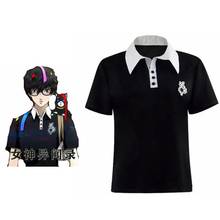 Camiseta de anime cosplay unissex alta-q, 5 p5 p5s ren amamiya akira kurusu, camiseta curta, fantasia diária 2024 - compre barato