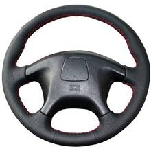 Capa para volante para mitsubishi pajero old mitsubishi pajero sport., proteção para o volante em preto. 2024 - compre barato